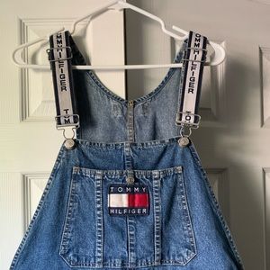 Vintage Tommy Hilfiger Logo Strap Overalls